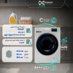 ماشین لباسشویی اتوماتیک دوو مدل LM-981W - Image 5