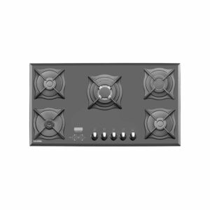 ایلیا استیل اجاق صفحه ای شیشه ای 5 شعله G503D