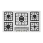 اجاق گاز صفحه ای تایسز مدل HS-1806 | گاز ۵ شعله استیل ۳۰۴ تایسز